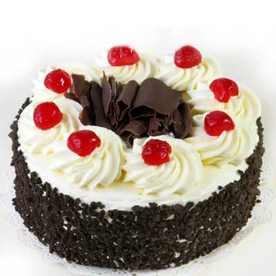 "Fresh Cream  Black Forest  Cake - 1kg - Click here to View more details about this Product